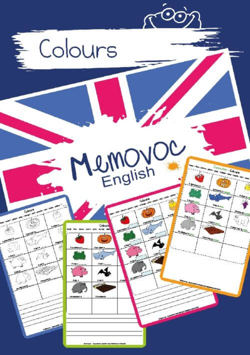 Colours - Vocabulary - PDF Worksheets