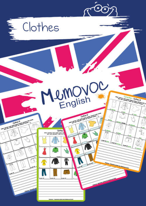 Clothes - Vocabulary - PDF Worksheets