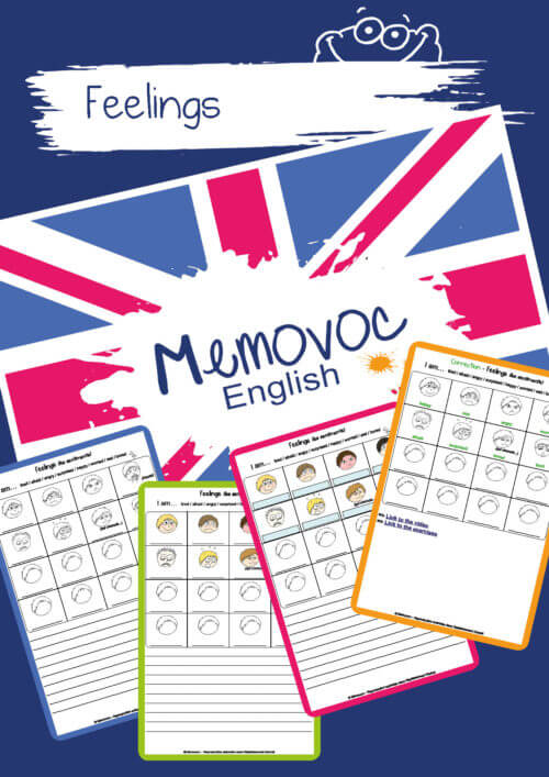 Feelings - Vocabulary - PDF Worksheets