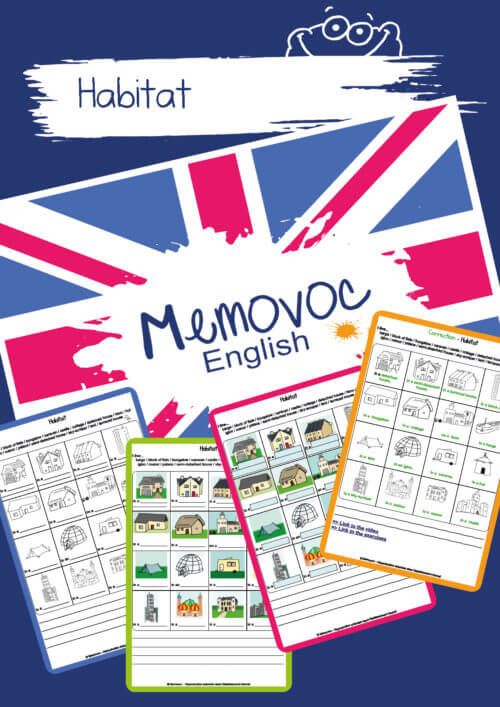 Habitat - Vocabulary - PDF Worksheets