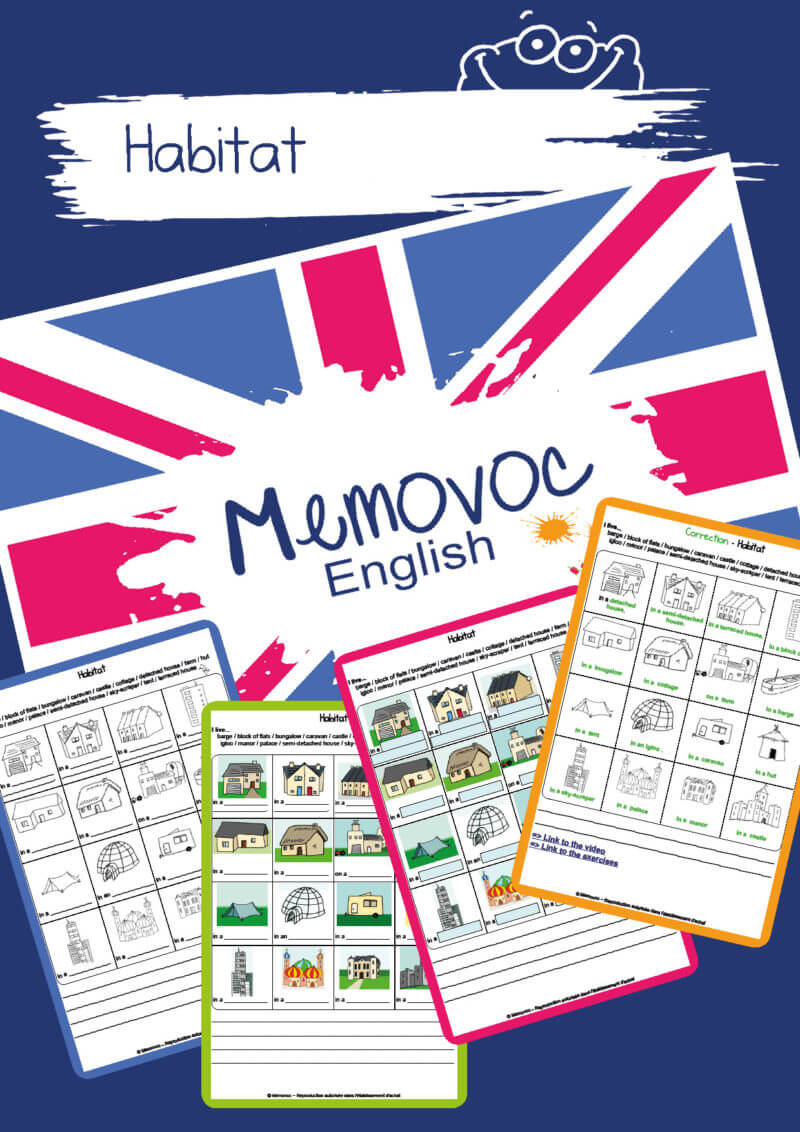 Habitat - Vocabulary - PDF Worksheets