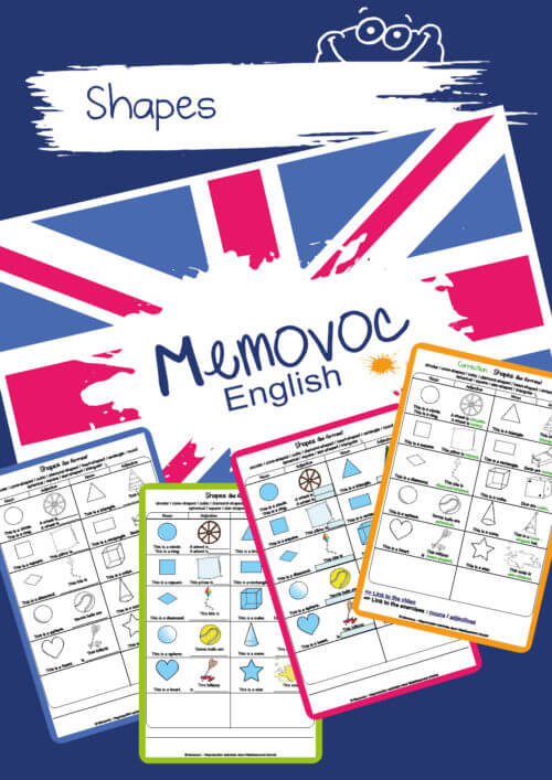 Shapes - Vocabulary - PDF Worksheets