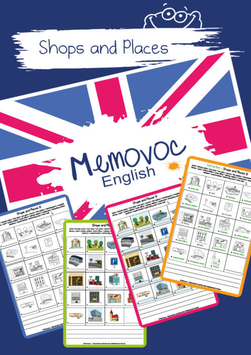 Shops and Places - Vocabulary - PDF Worksheets