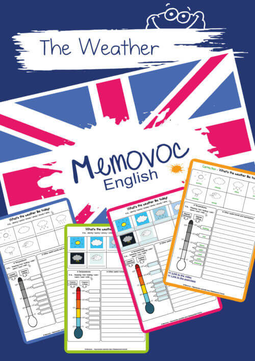 The Weather - Vocabulary - PDF Worksheets