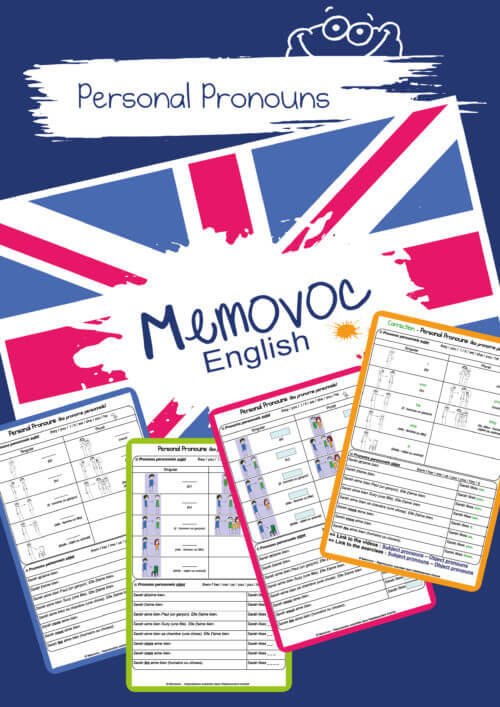 Personal Pronouns - Vocabulary - PDF Worksheets