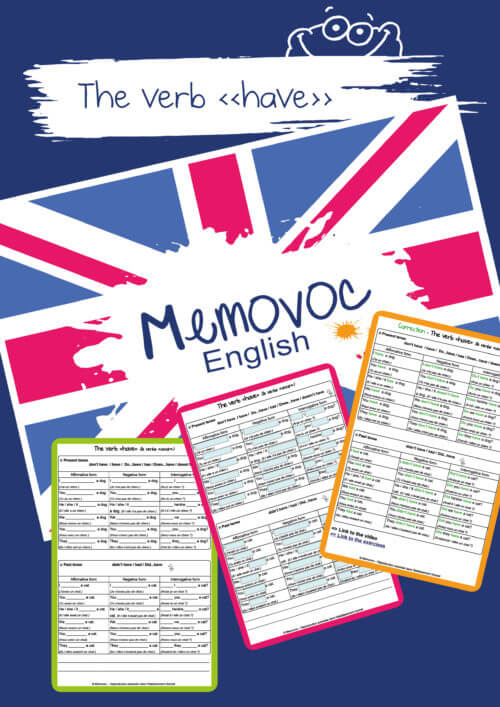 The Verb "Have" - Vocabulary - PDF Worksheets