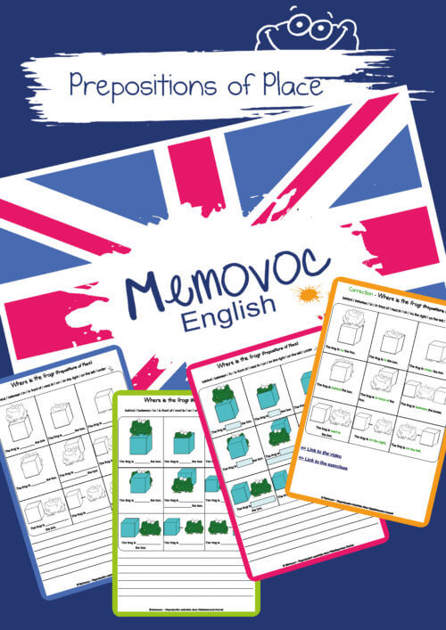 Prepositions of Place - Vocabulary - PDF Worksheets