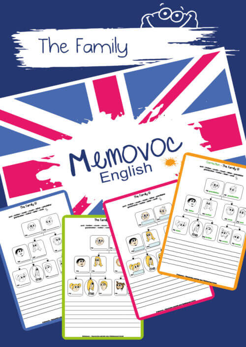 The family - Vocabulary - PDF Worksheets