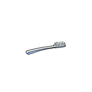 une brosse à dent