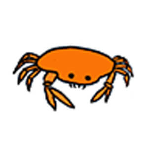 un crabe