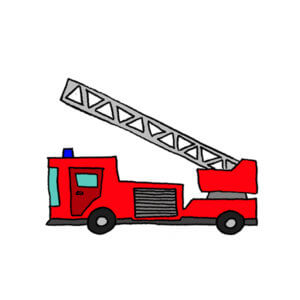un camion de pompier