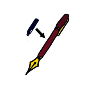 une cartouche d'encre