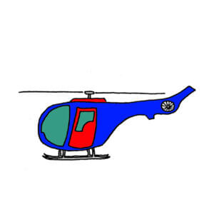 un hélicopter