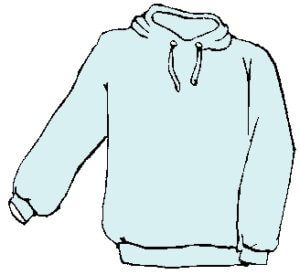 sweat-shirt bleu