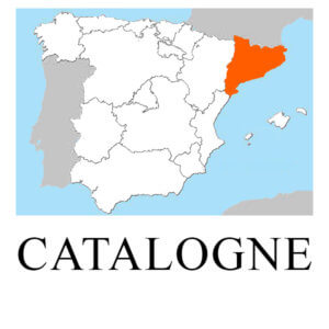 carte de la Catalogne