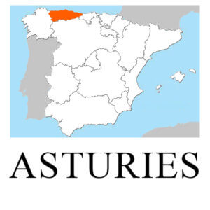 Carte des Asturies