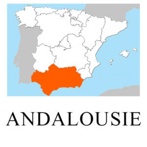 Carte d'Andalousie