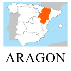 Carte de l'Aragon