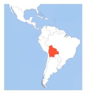 Carte de la Bolivie