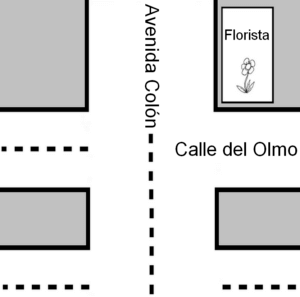 Un fleuriste à l'angle de deux rues