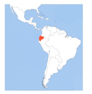 Carte de l'Equateur