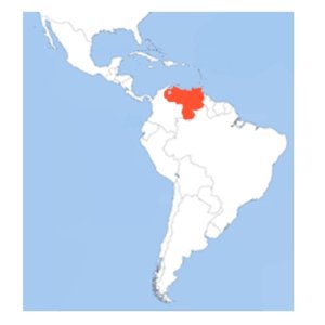Carte du Venezuela