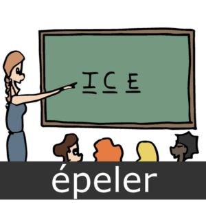 verbe épeler (un mot)