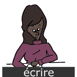 verbe écrire