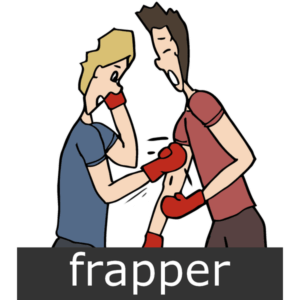 verbe frapper