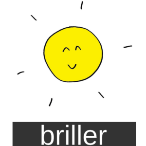 verbe briller, sembler